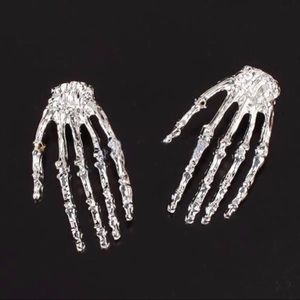 Skeleton Hand Earrings